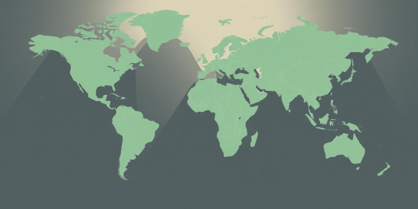 World map — countries served